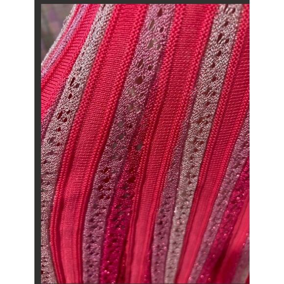 HAPPY SHEEP FUSHIA SHORT DISCO DRESS Sz Large - Picture 3 of 6